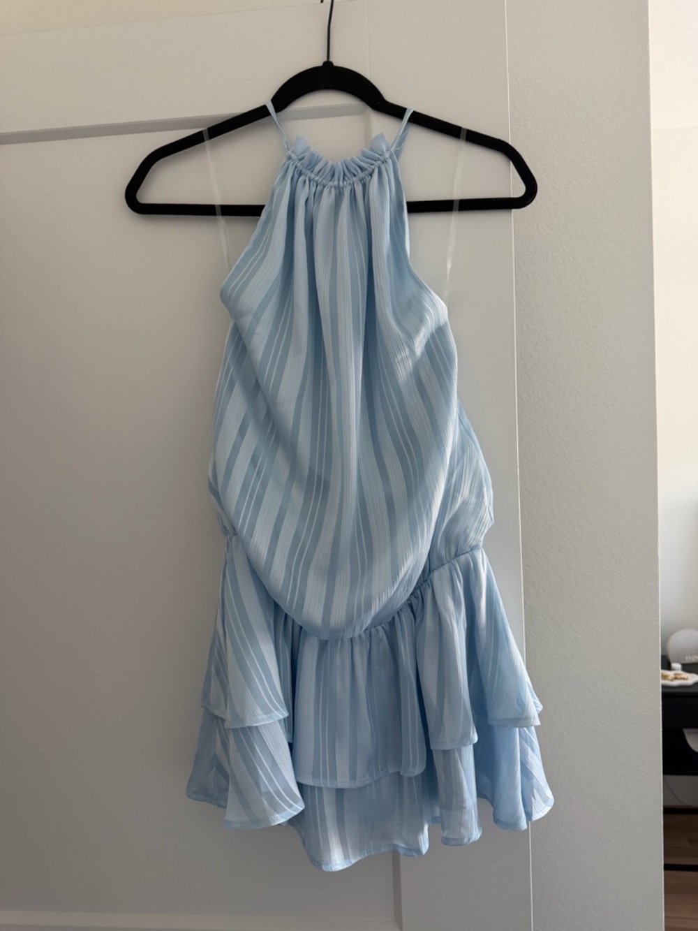 Peppermayo Parade Halter Mini Dress - Baby Blue - Picture 3 of 5